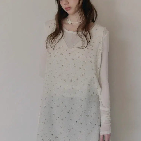 [BUNJANG] Twee Floral Sleeveless Dress / twee 플라워 나시원피스