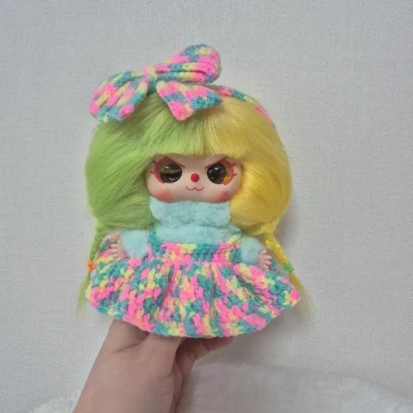[BUNJANG] Babysuri Custom Sanbal-i 80cm Doll with Knitted Clothes / 베이비쓰리 커스텀 산발이 80사이즈