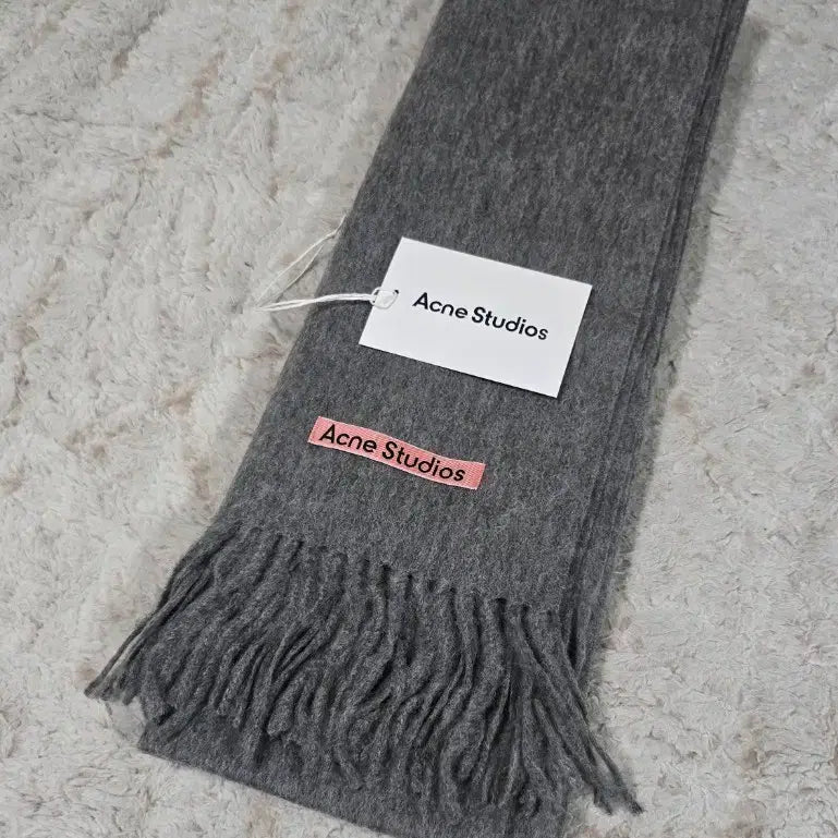 [BUNJANG] Acne Studios Canada New Oversized Wool Scarf Grey Melange / 아크네 스튜디오 캐나다 뉴 오버사이즈 울 머플러 목도리
