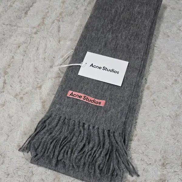 [BUNJANG] Acne Studios Canada New Oversized Wool Scarf Grey Melange / 아크네 스튜디오 캐나다 뉴 오버사이즈 울 머플러 목도리