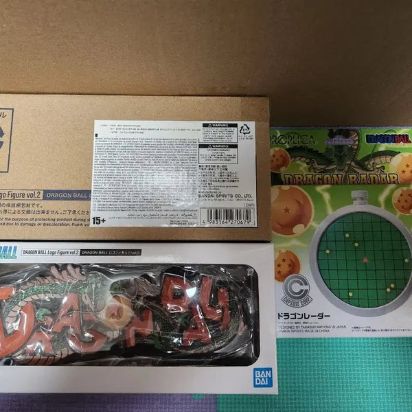 [BUNJANG] Dragon Ball 40th Anniversary Logo & Dragon Radar Set (Unsealed) / 미개봉 드래곤볼 로고 40주년,드래곤레이더 세트 택포 14만