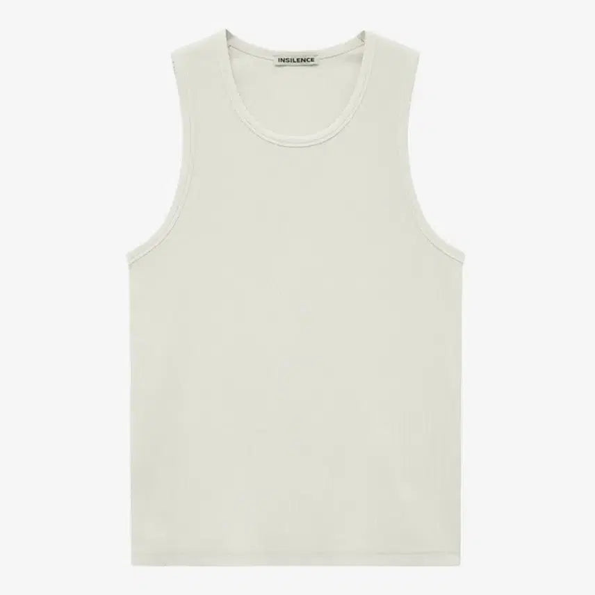 [BUNJANG] Insilence Damaged Tank Top Beige Size L / [새상품] 인사일런스 데미지드 탱크탑 민소매 슬리브리스 나시