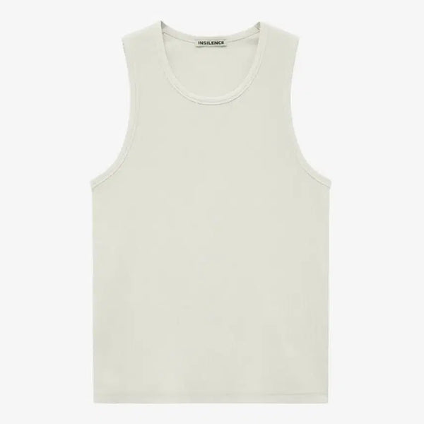[BUNJANG] Insilence Damaged Tank Top Beige Size L / [새상품] 인사일런스 데미지드 탱크탑 민소매 슬리브리스 나시