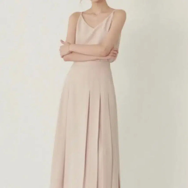 [BUNJANG] SIE Tob Slit Skirt Beige Long XS / SIE 시에 토브 슬릿 스커트 베이지 롱 XS