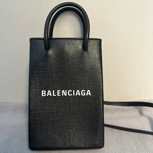 [BUNJANG] Balenciaga Black Phone Bag / 발렌시아가 폰백 블랙