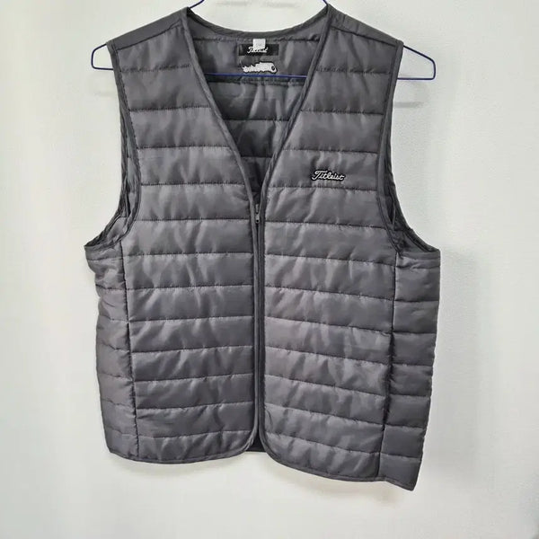 [BUNJANG] Titleist Men's Golf Vest - Gray, Size 110 / 타이틀리스트 골프조끼 그레이 105