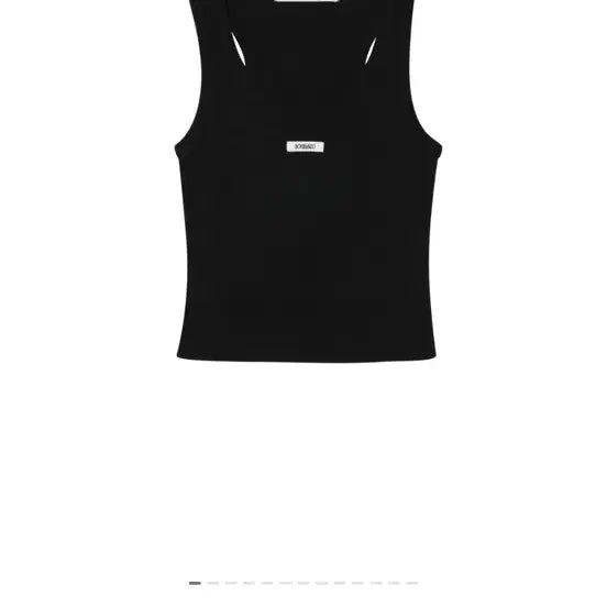 [BUNJANG] Bohemian Seoul Basic Black Crop Top / 보헴서 베이직 블랙 크롭탑