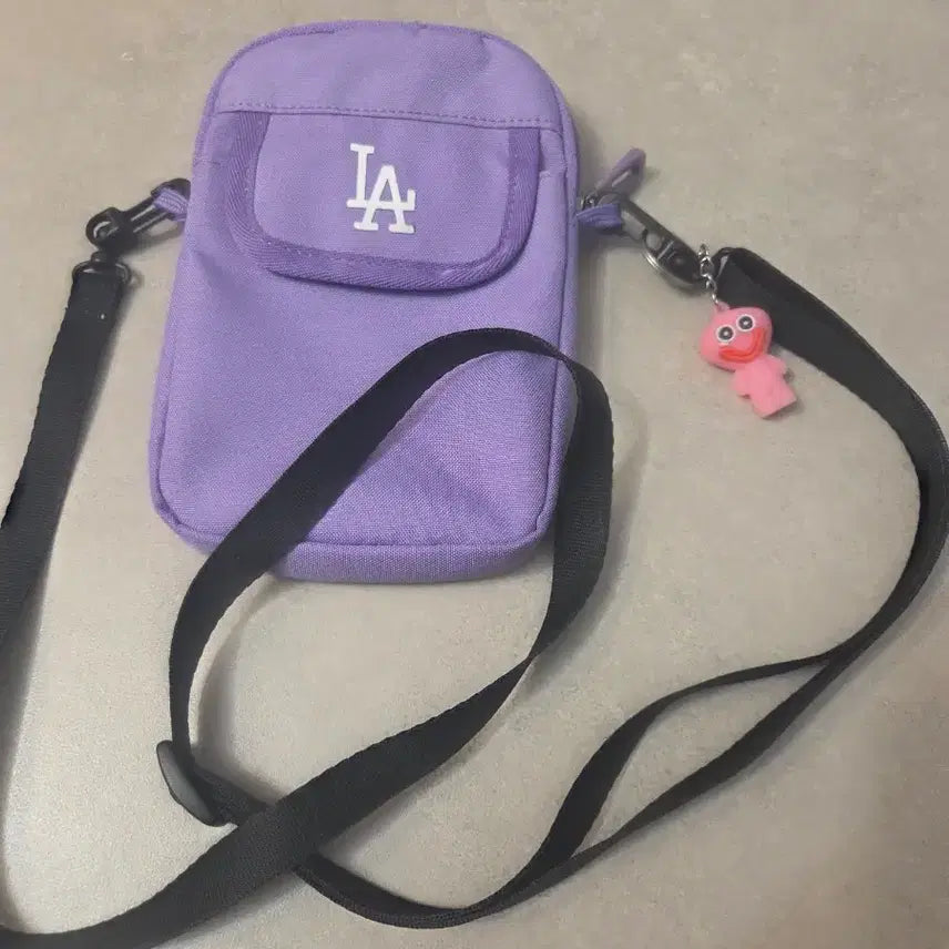 [BUNJANG] MLB LA Dodgers Mini Crossbag Lavender / MLB LA 다저스 미니 크로스백 라벤더