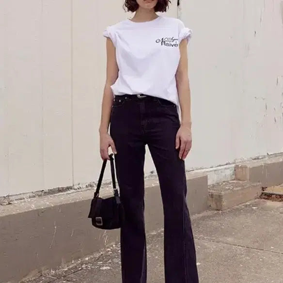 [BUNJANG] RAVE Black Bootcut Denim Pants / 레이브 부츠컷 데님 팬츠 블랙 s