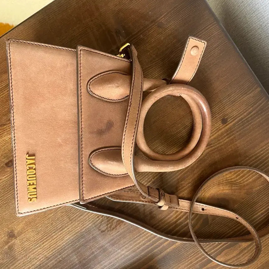 [BUNJANG] Jacquemus Brown Leather Shoulder Bag / 자크뮈스  가방 브라운
