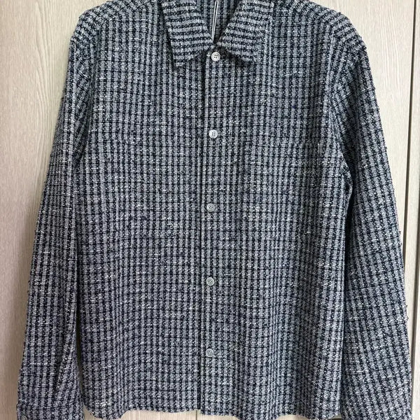 [BUNJANG] Time Homme Tweed Shirt Size 105 New / 타임옴므 트위드 셔츠 105사이즈 새상품