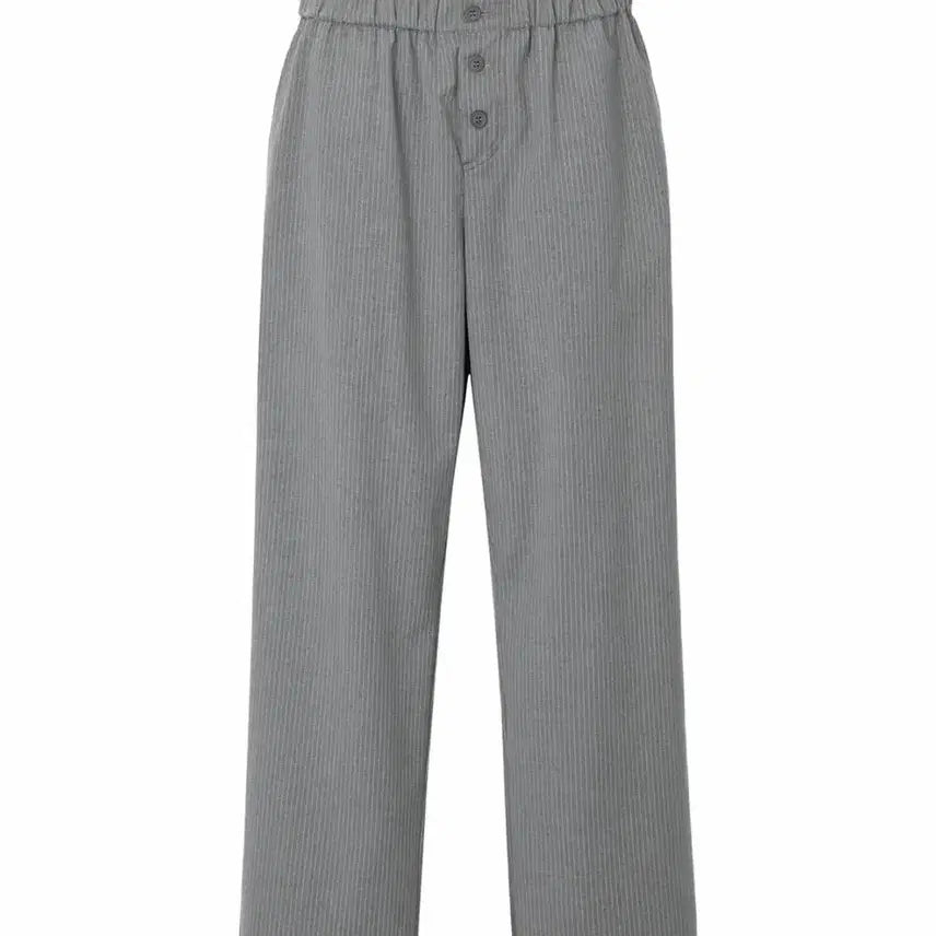 [BUNJANG] 3Times Frankie Button Pants Light Gray M / 쓰리타임즈 프랭키 버튼 팬츠 라이트 그레이 M