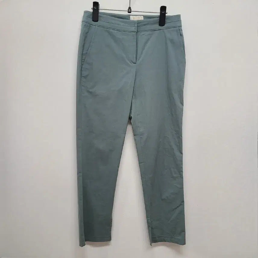 [BUNJANG] Sage Green Cotton Slacks (Size 55) / sjsj 코튼 슬랙스 55