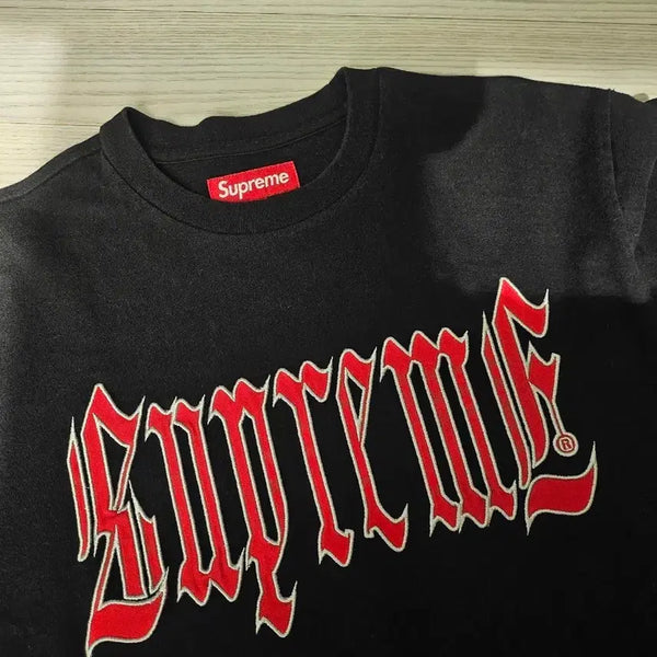 [BUNJANG] Supreme Old English T-Shirt Black Small / 슈프림 올드 잉글리쉬 반팔 s