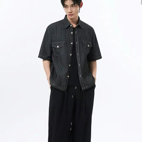 [BUNJANG] Day They Summer Non-Fade Short-Sleeve Shirt Jacket / 데이 they 썸머 논페이드 반팔 셔츠 자켓 새상품