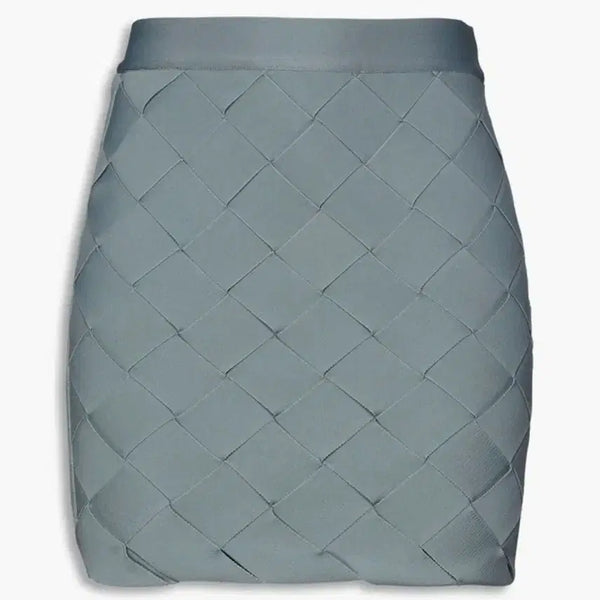[BUNJANG] Herve Leger Weaving Pattern Skirt L / 에르베레제 herve leger 위빙패턴스커트 L