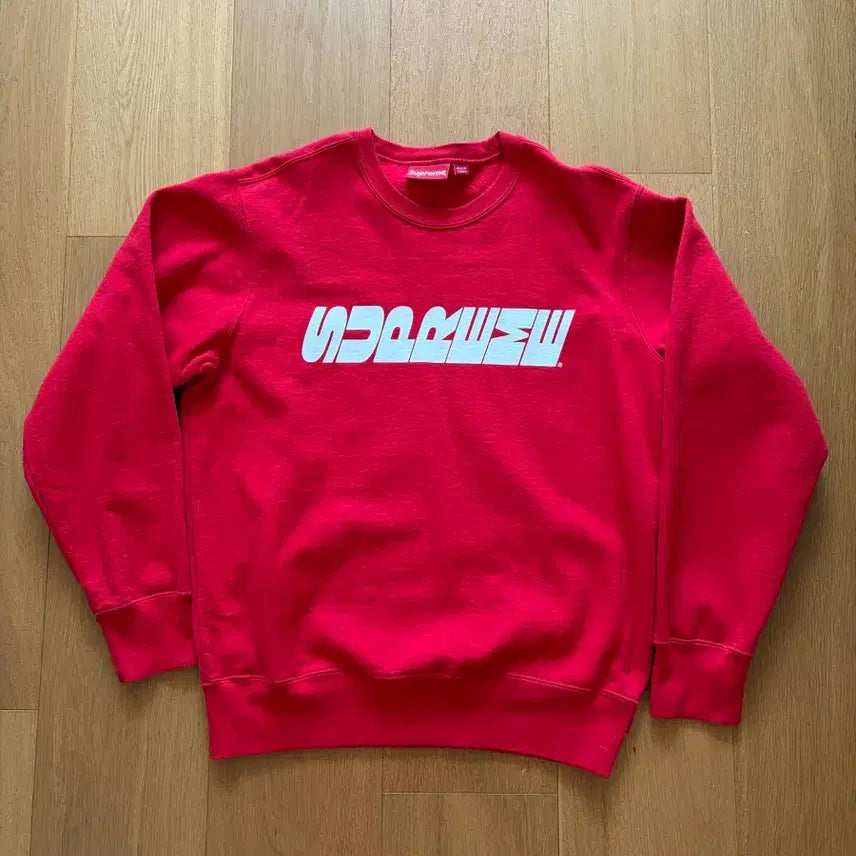 [BUNJANG] Supreme Red Sweatshirt M / 슈프림 레드컬러 스웻 M사이즈 급매