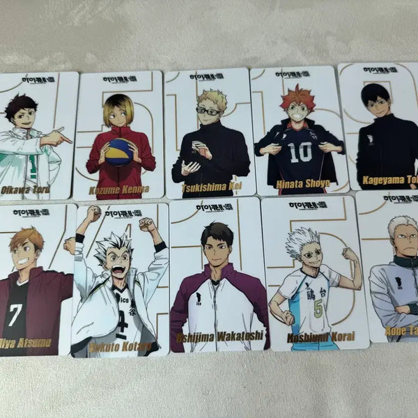 [BUNJANG] Haikyuu!! 10th Anniversary Exhibition Photocard Set / 하이큐 10주년 기념전 포토카드 세트
