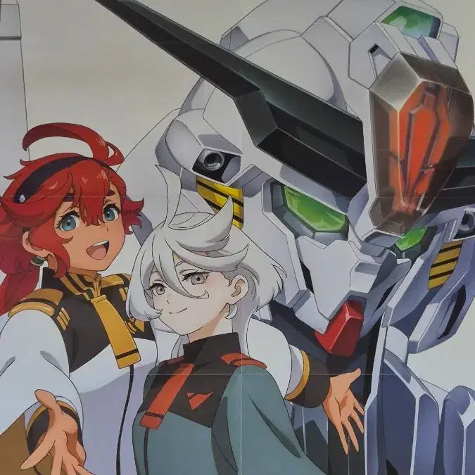 [BUNJANG] Mobile Suit Gundam: The Witch from Mercury Suletta Mercury Mio Miyamori Poster Set / 수성의 마녀 슬레타 미오리네 포스터 세트