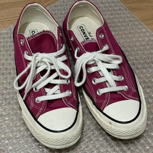 [BUNJANG] Converse Chuck 70 Burgundy Sneakers (245mm) / 컨버스 척70 245