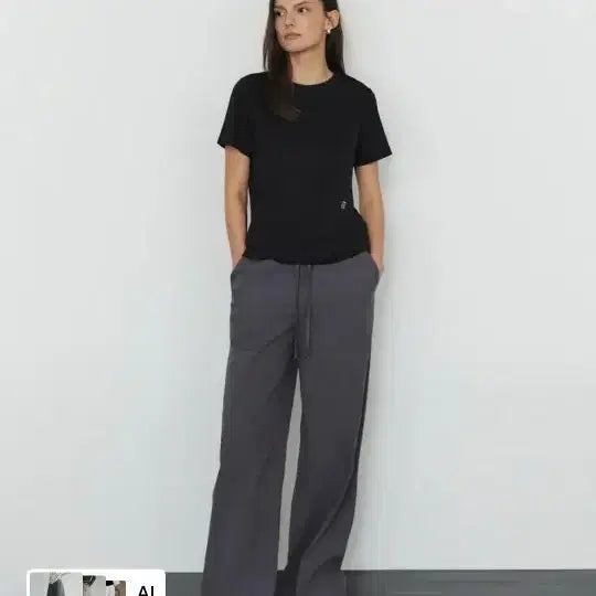 [BUNJANG] Artd Co. Cotton Nylon Comfort Wide Pants - M / [새상품] 아티드 코튼 나일론 컴포트 와이드 팬츠 m