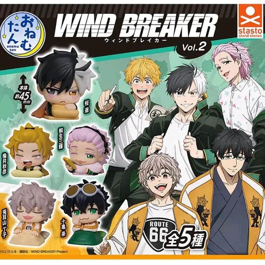 [BUNJANG] Wind Breaker Onemutan Vol. 2 Gacha Capsule Full Set (5 Types) / (새상품) 윈드브레이커 오네무탄 vol.2 가차캡슐 5종풀셋