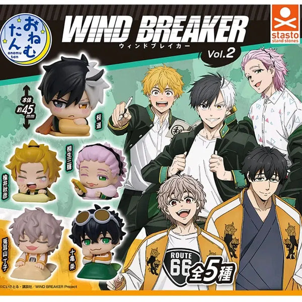 [BUNJANG] Wind Breaker Onemutan Vol. 2 Gacha Capsule Full Set (5 Types) / (새상품) 윈드브레이커 오네무탄 vol.2 가차캡슐 5종풀셋