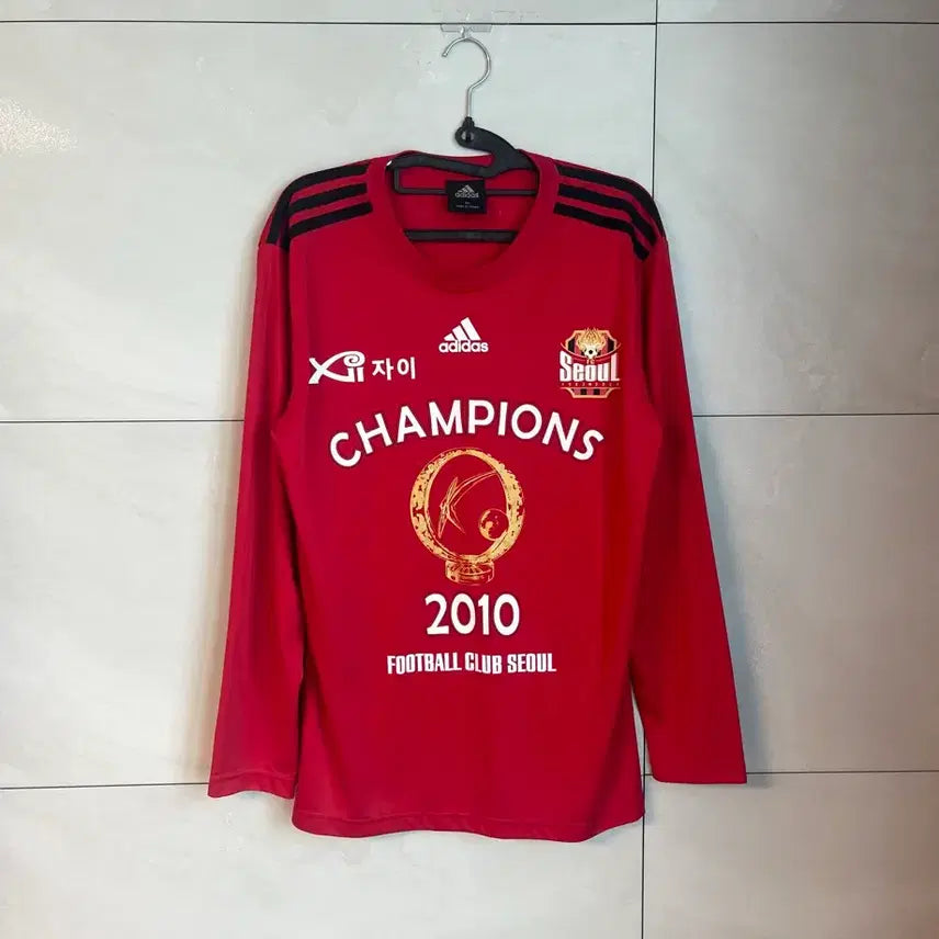 [BUNJANG] FC Seoul 2010 K League Championship Commemorative Adidas Official Long-Sleeve Jersey / [초희귀/상태최상] FC서울 2010 K리그 우승 기념 아디다스 오피셜