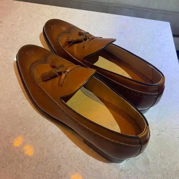 [BUNJANG] Esquire Tesl Luxury Loafers Size 275 / Esquire 테슬 고급형 로퍼 사이즈275