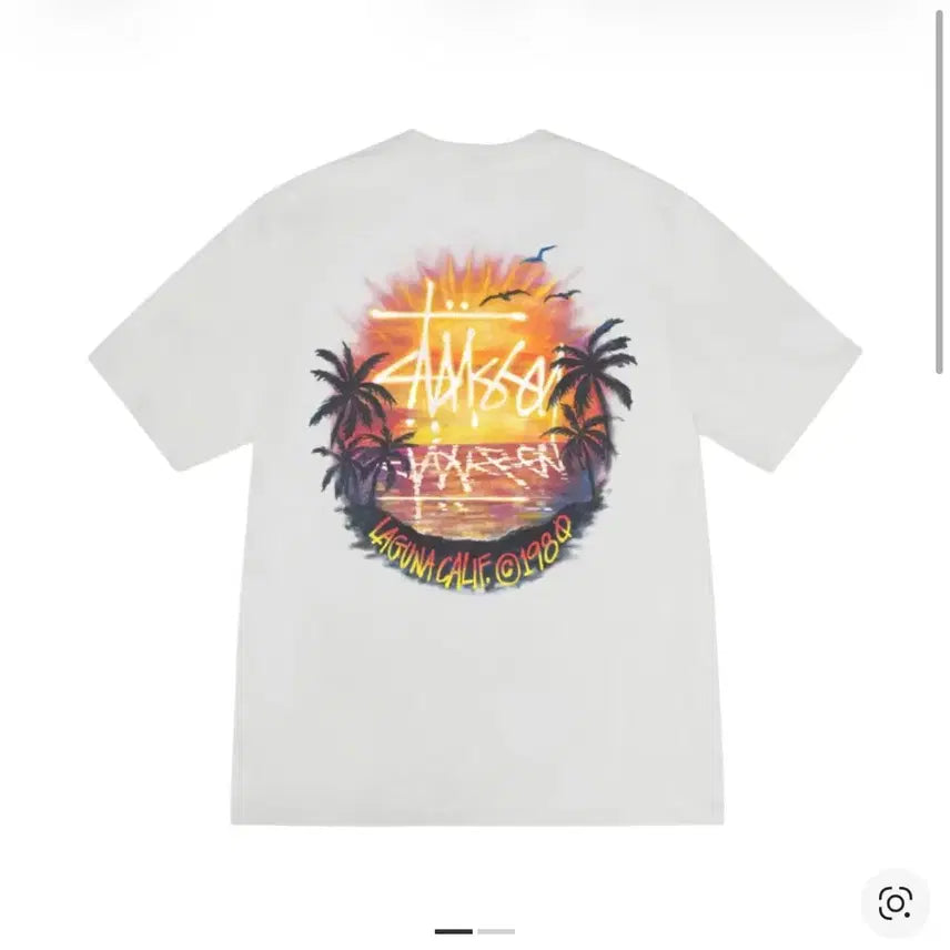 [BUNJANG] Stussy Sunset T-Shirt Fog M / 새상품 스투시 선셋 티셔츠 포그 M