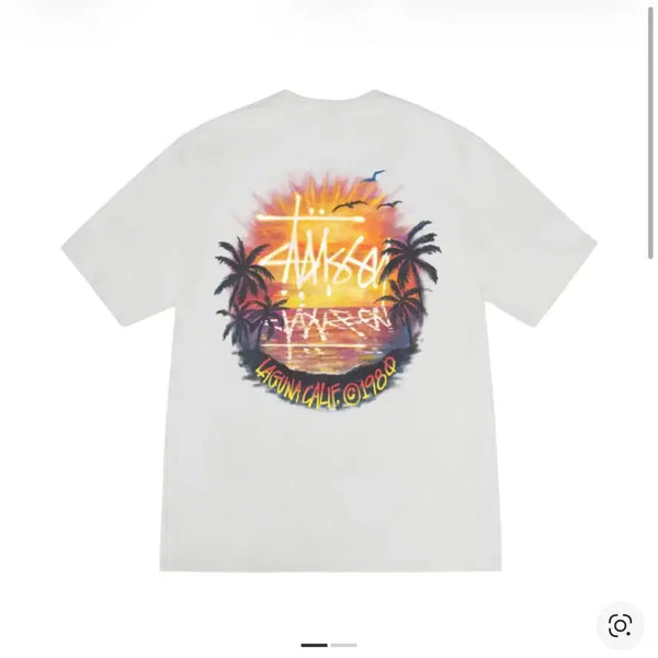 [BUNJANG] Stussy Sunset T-Shirt Fog M / 새상품 스투시 선셋 티셔츠 포그 M