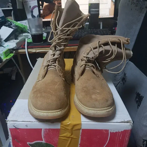 [BUNJANG] 2008 Republic of Korea Army Zaytun Division Desert Combat Boots Size 260EE / 08년 국군 자이툰 파병부대 사막화 260EE