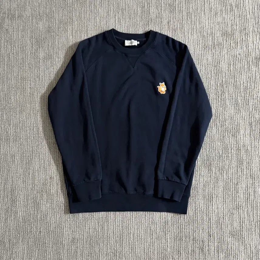 [BUNJANG] Maison Kitsune Crewneck Sweatshirt Navy XL / (백화점판, 새상품급) 메종키츠네 맨투맨 네이비