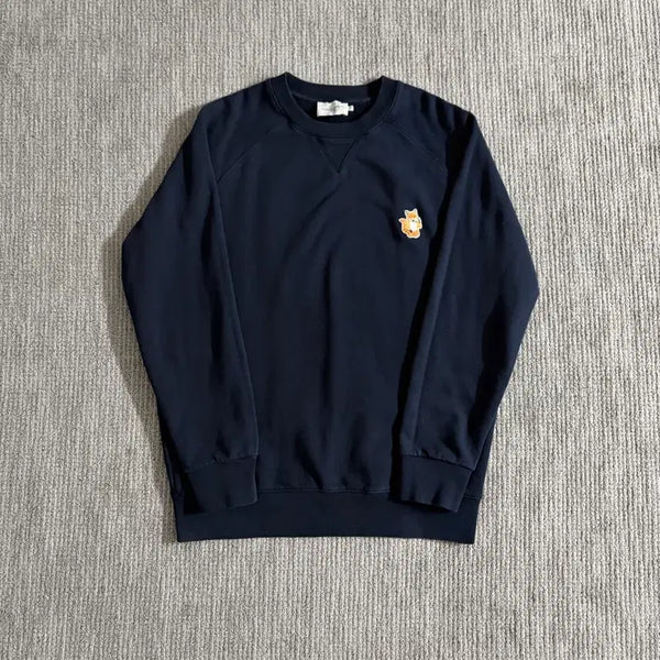 [BUNJANG] Maison Kitsune Crewneck Sweatshirt Navy XL / (백화점판, 새상품급) 메종키츠네 맨투맨 네이비