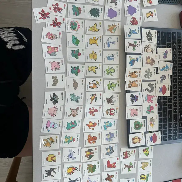 [BUNJANG] Pokemon Sticker Collection (Approx. 100 pcs) / 포켓몬스터 띠부씰 판매합니다