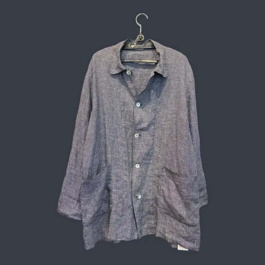 [BUNJANG] Pogreen Linenworks Jacket Shirt (Lithuanian Linen) / 포그린넨워크 자켓 남방(리투아니아 린넨)