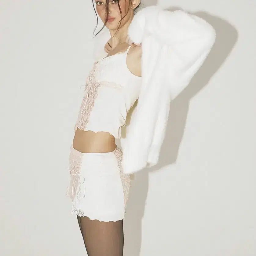 [BUNJANG] Threetimes Mary Knit Cardigan Ivory / threetimes 쓰리타임즈 메리 니트 가디건 아이보리