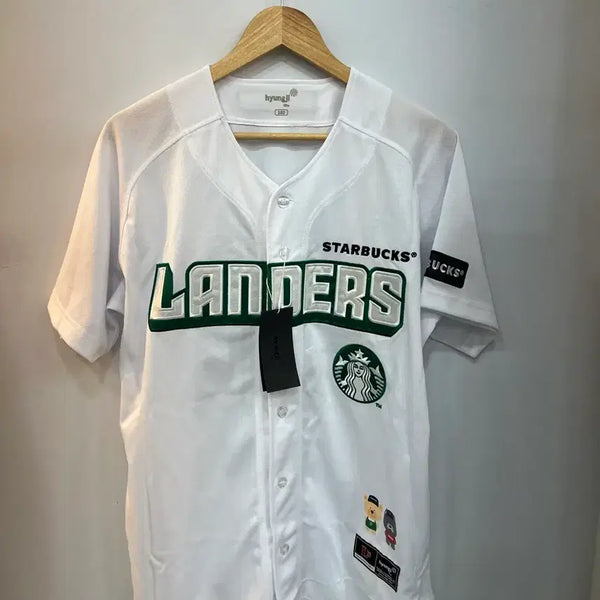 [BUNJANG] Starbucks SSG Landers 22nd Anniversary Baseball Uniform (Size 100) / 스타벅스 SSG 랜더스 22주년 야구 유니폼 100사이즈