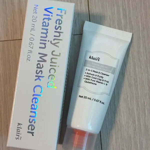 [BUNJANG] Klairs Vitamin Brightening Mask Pack Cleanser 20ml / 클레어스 비타민 마스크 팩클렌저 20m