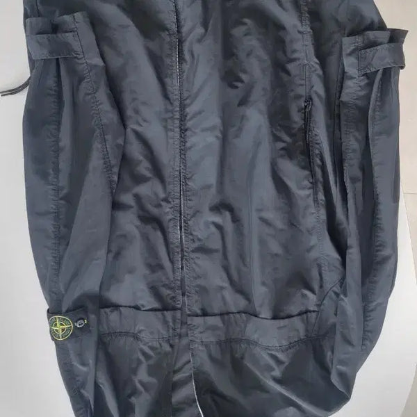 [BUNJANG] Stone Island Black Micro reps Windbreaker Jacket / 스톤아일랜드 블랙 마이크로 랩스 바람막이 자켓