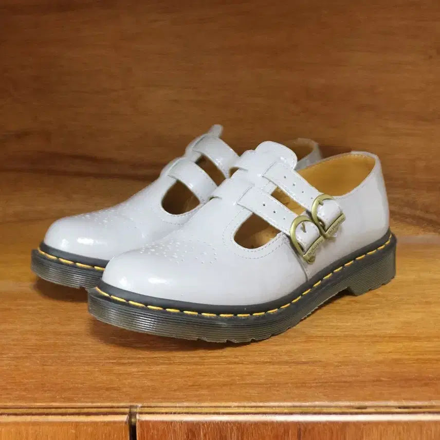 [BUNJANG] Dr. Martens 8065 Mary Jane Patent Grey / 닥터마틴 8065 메리제인 에나멜 그레이