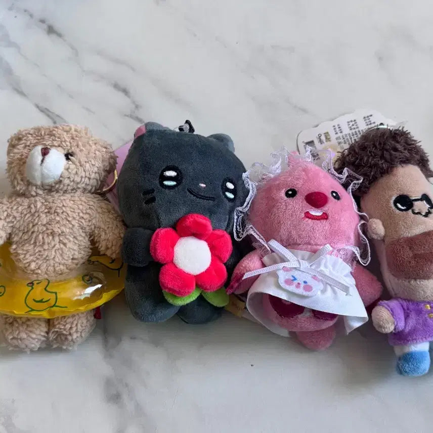 [BUNJANG] Plush Toy Keychains Set / 인형뽑기 인형 키링