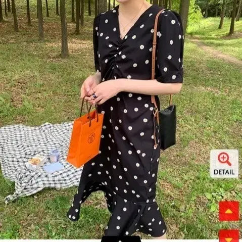 [BUNJANG] Daisy Shirring Dress / 데이지 셔링 원피스 (55~77사이즈 추천입니다)