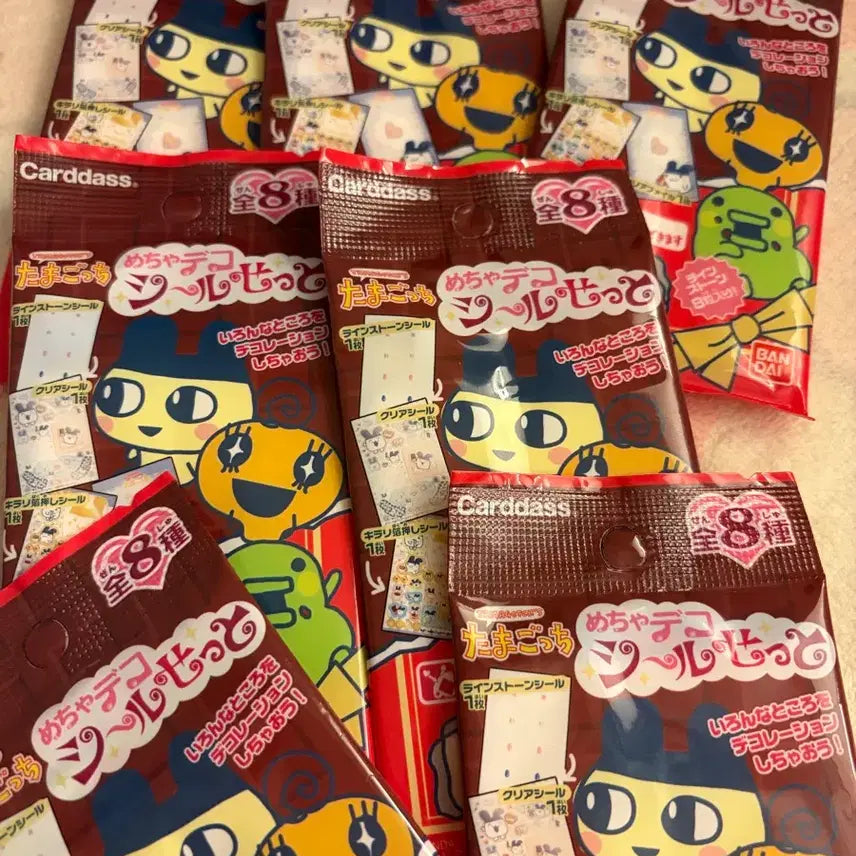 [BUNJANG] Retro Tamagotchi Deco Seal Sticker Card Random Pack Gacha Photo Frame Photocard / 고전문구 다마고치 데코 씰 스티커 꾸미기 카드 랜덤팩 포토카드 다이어리