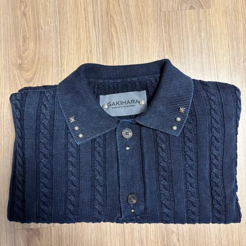 [BUNJANG] Gakihara Western Washed Cable Knit Sweater / [ GAKIHARA ] Kyoska western washed cable