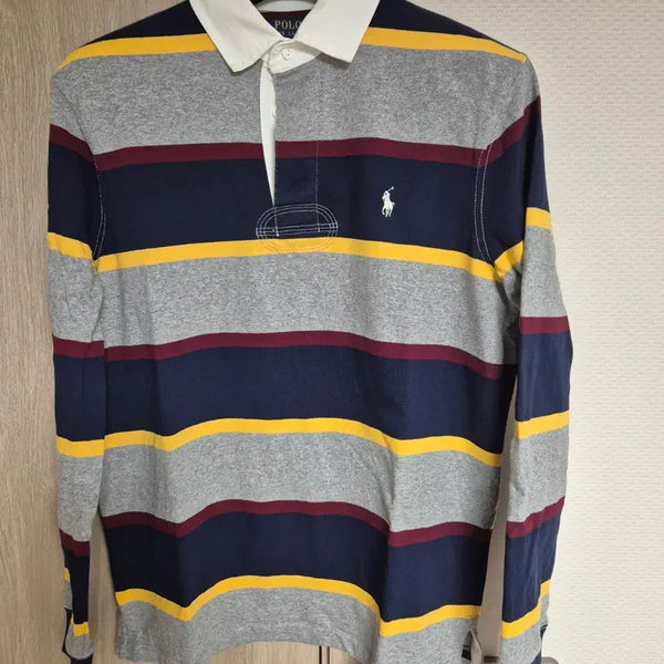 [BUNJANG] Polo Ralph Lauren Striped Rugby Shirt / 폴로 랄프로렌 스트라이프 럭비티 M