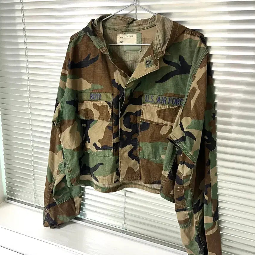 [BUNJANG] 77CIRCA Camo Hood Jacket / 77CIRCA-CAMO HOOD JACKET 나나써카 카모자켓