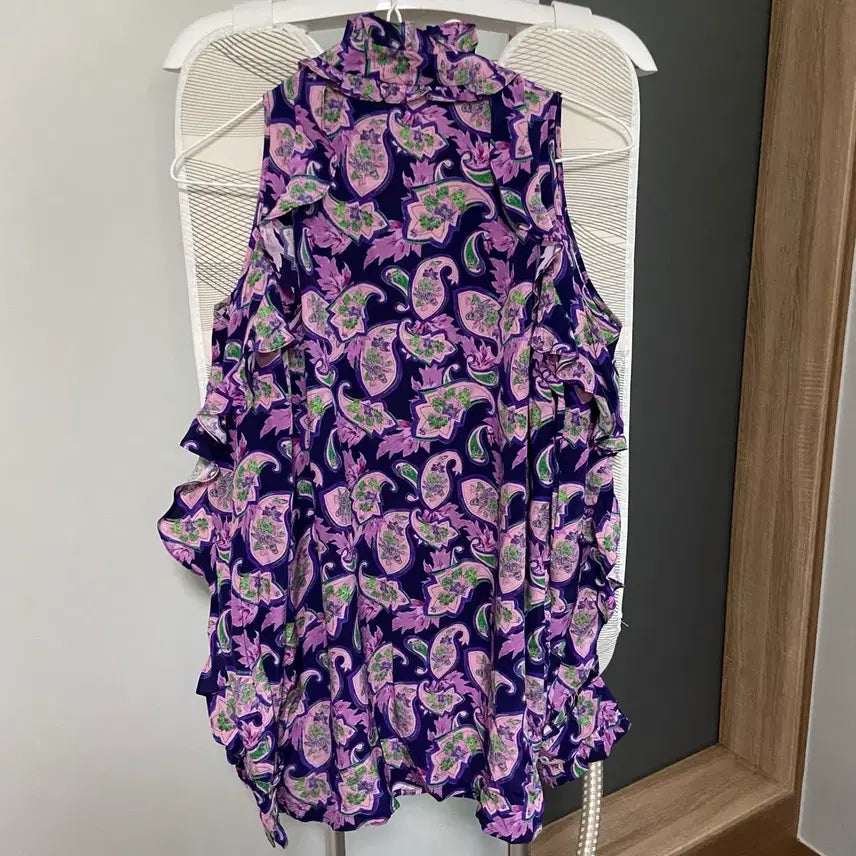 [BUNJANG] Sandro Emiko Cold Shoulder Silk Dress / Sandro 산드로 에미코 콜드숄더 실크 드레스 원피스 1