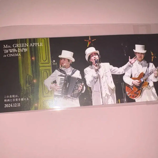 [BUNJANG] Mrs. GREEN APPLE The White Lounge in Cinema 2nd Week POB / 미세스그린애플 더화이트라운지인시네마 2주차 특전