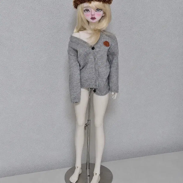 [BUNJANG] MSD BJD Doll Clothes Cardigan / 인형 가디건 msd 사이즈 구관 구체관절인형 옷